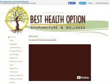 Tablet Screenshot of besthealthoption.co